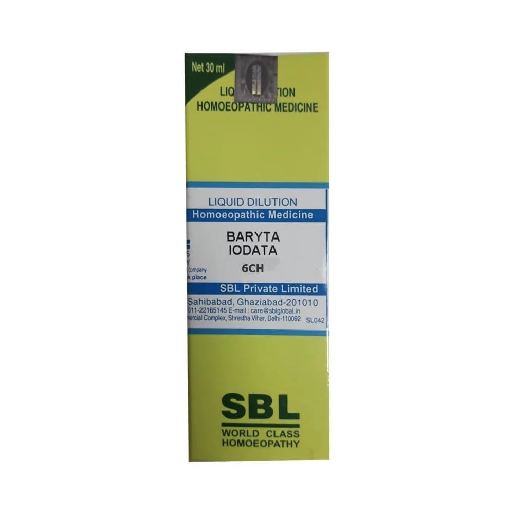 SBL Homeopathy Baryta Iodata Dilution, 6 CH-1.webp